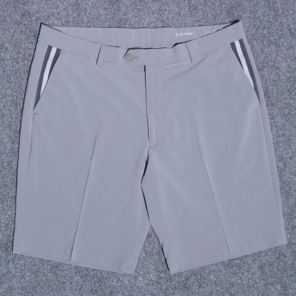 G/Fore G4 Maverick Hybrid Golf Shorts Mens 36 Gray Performance Stretch Tech